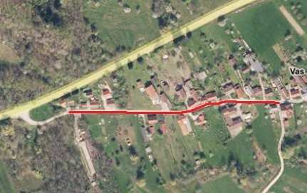 Zapora ceste skozi Vas1